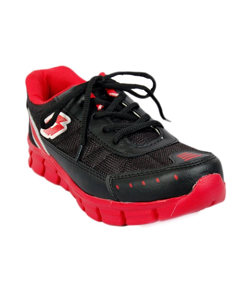 campus alexa lace up sports shoes black