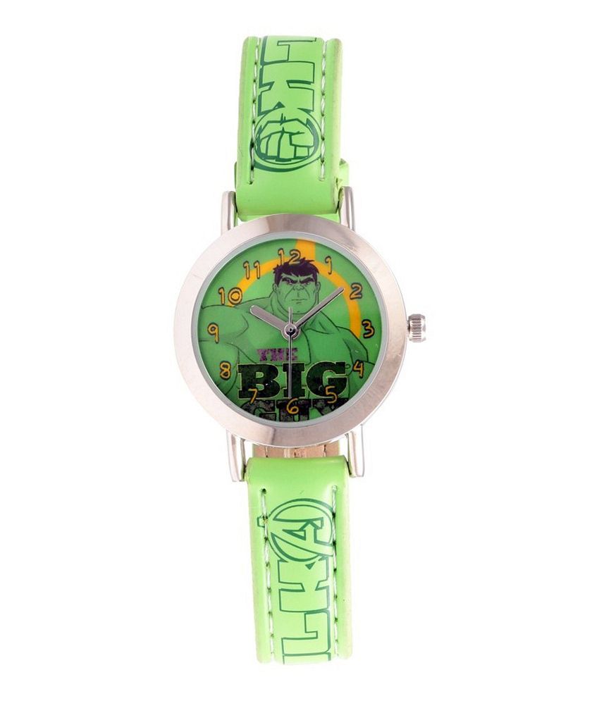 Disney Marvel Hulk Green Analog Wrist Watch For Kids Price