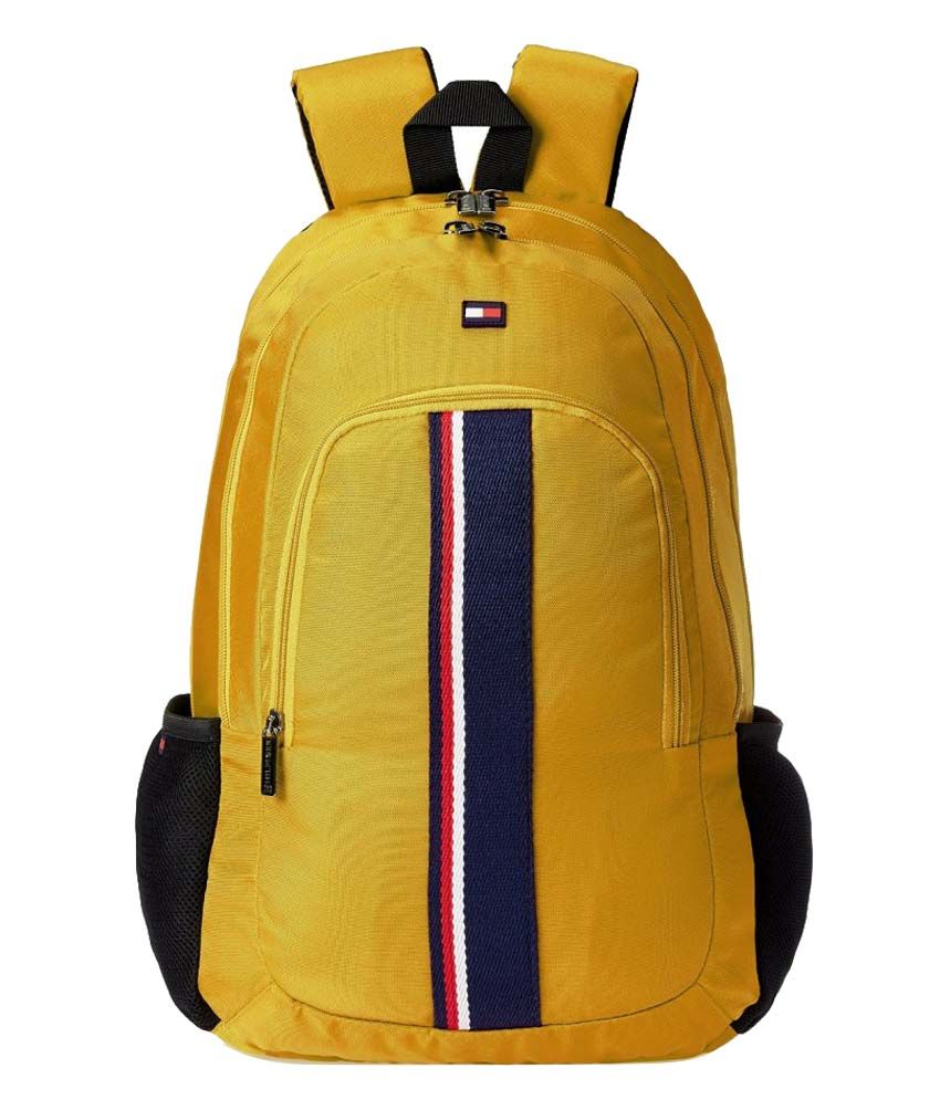 Tommy Hilfiger Yellow Polyester Backpack Buy Tommy Hilfiger Yellow