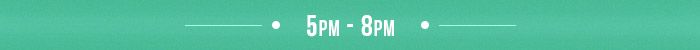 5pm-8pm