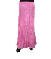 India Trendzs Pink Cotton Long Skirt