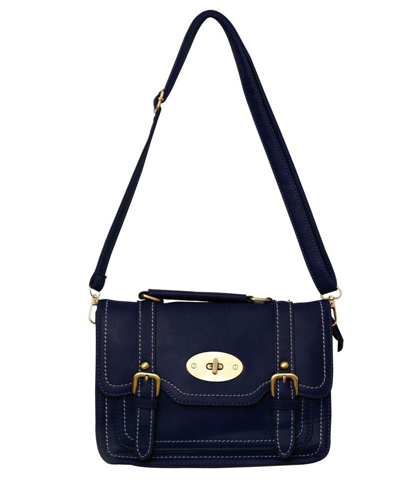 buy parv collections blue sling bag with magnit button at best prices in india snapdeal buy parv collections blue sling bag with magnit button at best prices in india snapdeal