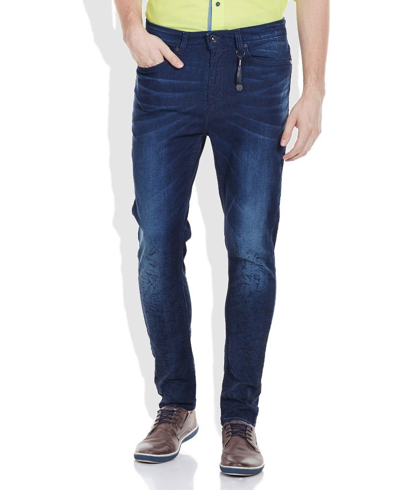 Carrot Fit Jeans  Buy United Colors of Benetton Blue Carrot Fit Jeans 