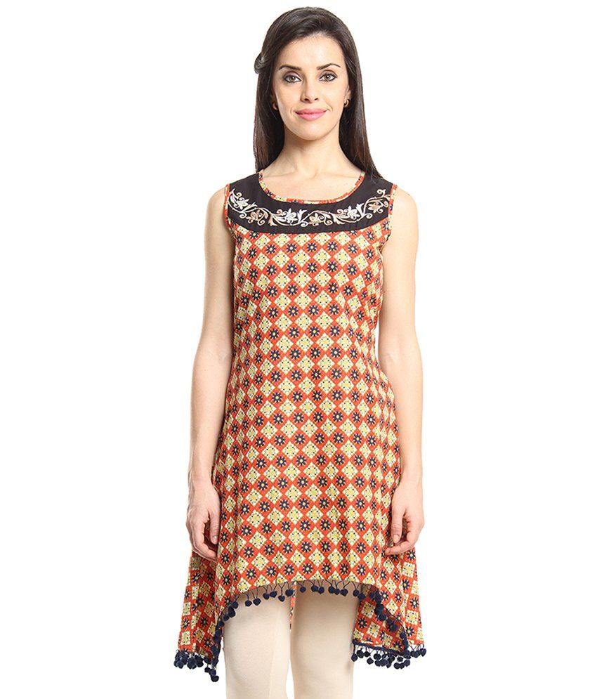 sleeveless kurtis online