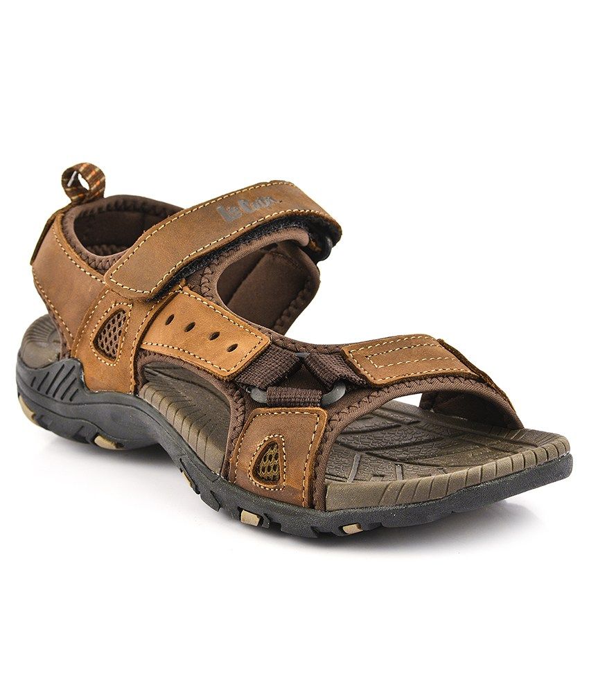 Lee Cooper Brown Sandals Price in India- Buy Lee Cooper Brown Sandals Online at Snapdeal