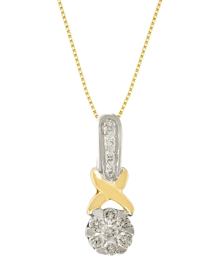 D'damas Exquisite Contemporary 18K Gold Diamond Pendant Buy D'damas