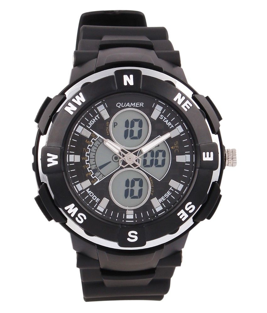 Quamer Dual Time Multifuntion Men's Sports Watch Price in India Buy