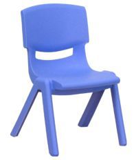 Intra Kid's Blue Plastic Chair