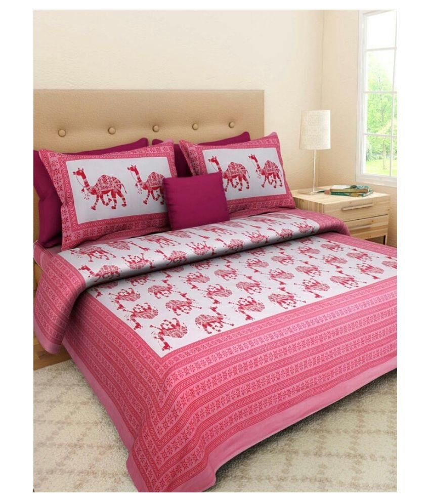 Jaipuri Haat Double Cotton Traditional Bed Sheet Buy Jaipuri Haat
