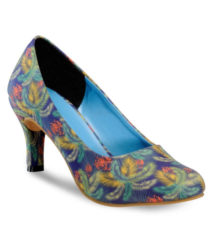 Nell Multi Color Kitten Heels Price in India Buy Nell Multi Color