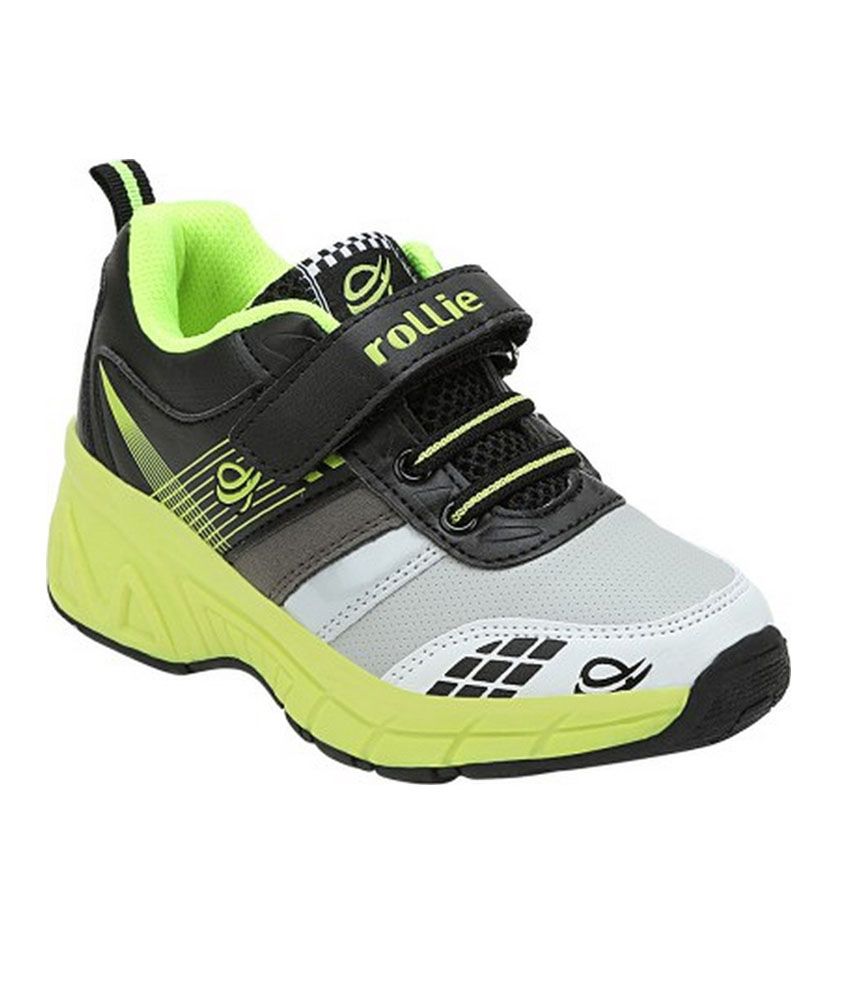 Rollie Black Sports Shoes For Kids Price in India Buy Rollie Black