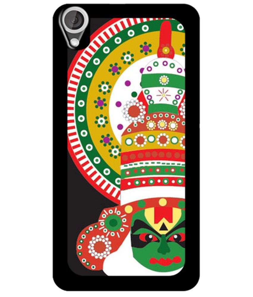 Zapcase Back Cover For Htc Desire Multicolour Printed Back