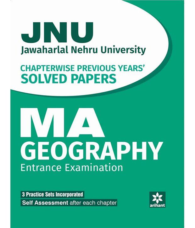 JNU Chapterwise Previous Years' Solved Papers MA Geography Entrance