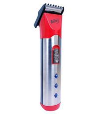 Brite 2 in 1 BHT- 530 Dark Red Rechargeable Professional Hair Trimmer Clipper For Unisex
