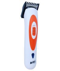Brite 2 in 1 BHT-580 Orange Rechargeable Professional Hair Trimmer Clipper For Unisex