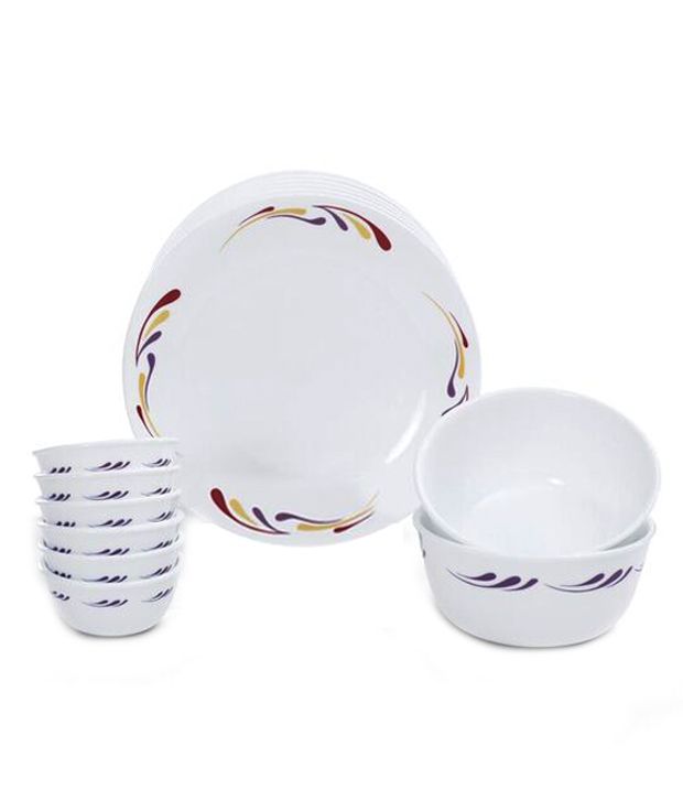 Corelle 14 Pcs Dinner Set-India Impressions Celebration: Buy Online at