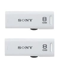 Sony USM8GR/WZ 8 GB Pen Drives White