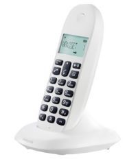 Motorola C1001LI Cordless Landline Phone White