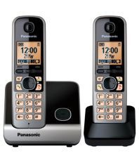 Panasonic Kx-tg6712cx Cordless Landline Phone Black Landline Phone