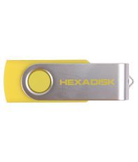 Hexadisk 16 GB Pen Drives Yellow