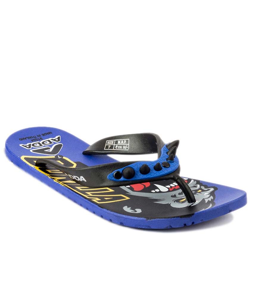 adda blue slippers