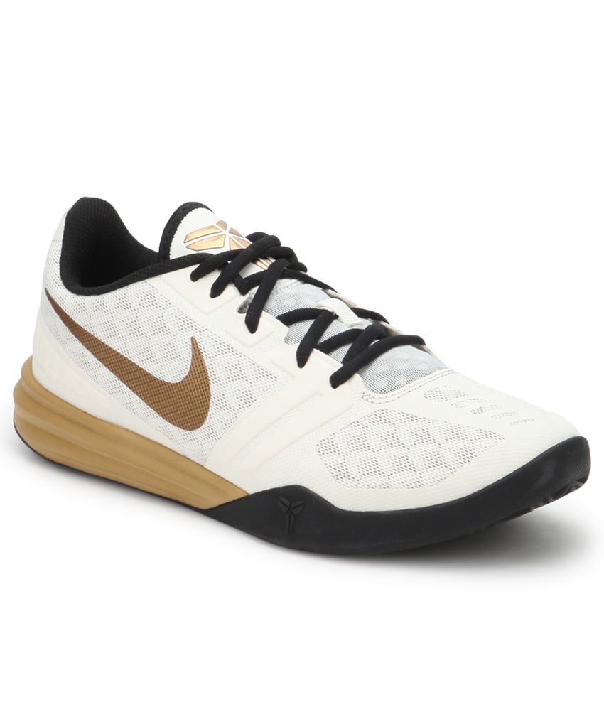Nike Kb Mentality White Sport Shoes Price in India- Buy Nike Kb Mentality White Sport Shoes 