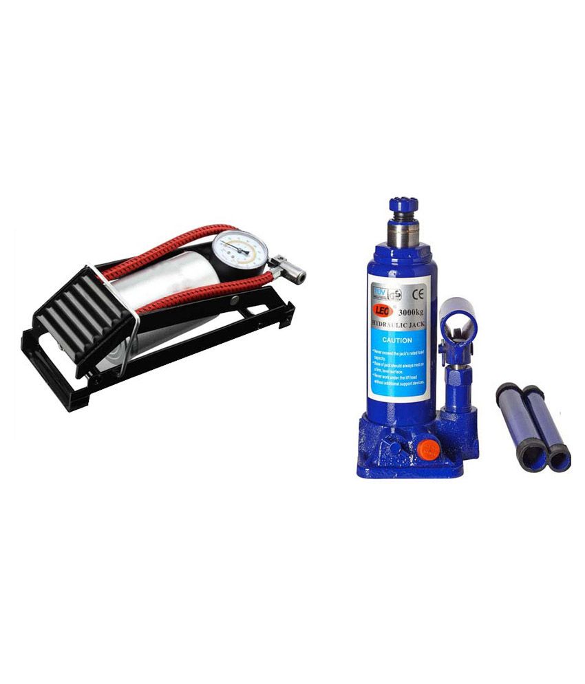 Black Cat Combo Of MBK Air Compressor and Bottle Jack Buy Black Cat