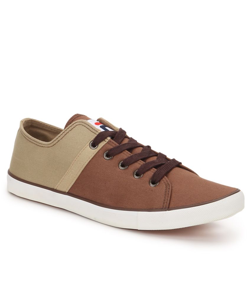 fila shoes brown