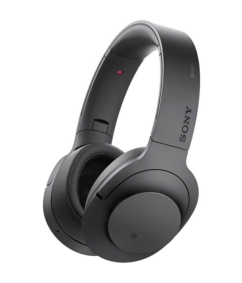 Sony MDR-100ABN On-Ear Wireless Hi-Res Audio Headphones With Digital Noise Cancellation (Black)