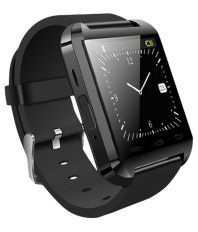 Rooq U8 Black Bluetooth Smart Watch For Android/IOS