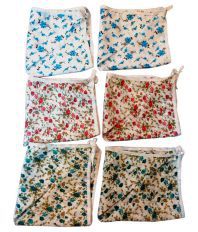 Chhote Janab Multicolour Cotton Printed Nappy - Set of 12