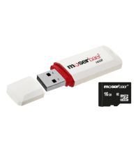 Moserbaer Knight 16 Gb Pen Drive With 16 Gb Micro Sdhc Cl...