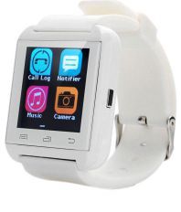 ROOQ U8 White Bluetooth Smart Watch for Android/iOS