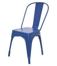 Dezaro Blue Metal Chair