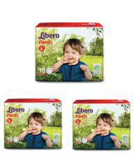 Libero White Pant Style Diapers - Pack of 3