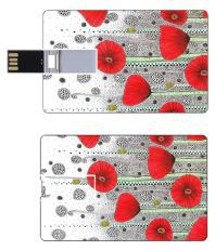 Vublee Credit Card Size And Shape 8 GB Pen Drives Multico...