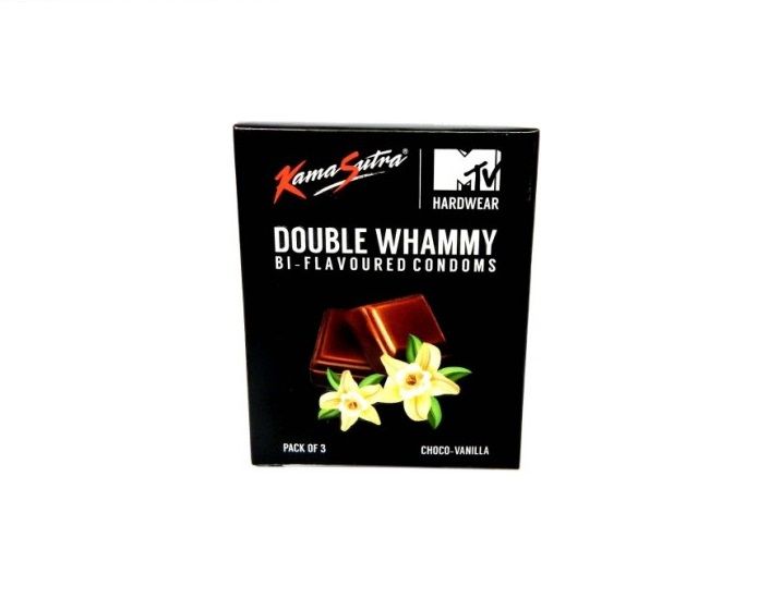 Kamasutra Kamasutra MTV Double Whammy Choco Vanilla Condom 3s Pack Of