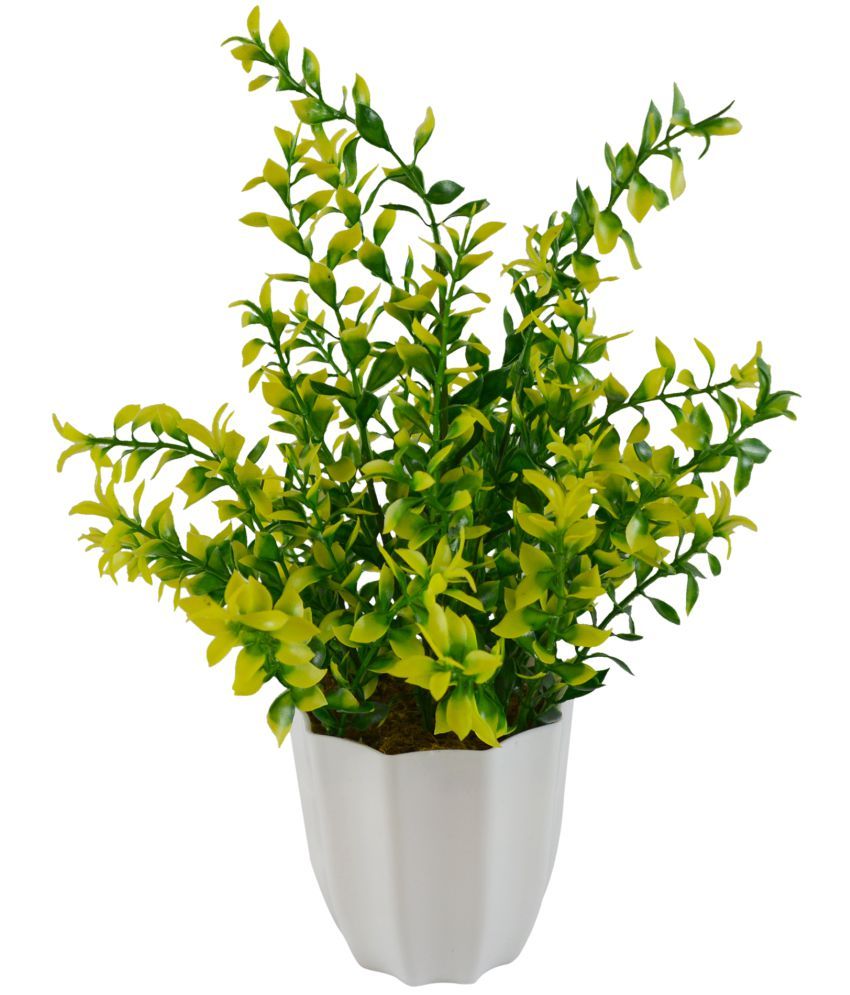 The Fancy Mart Yellow Artificial Plants Bunch Plastic Buy The Fancy