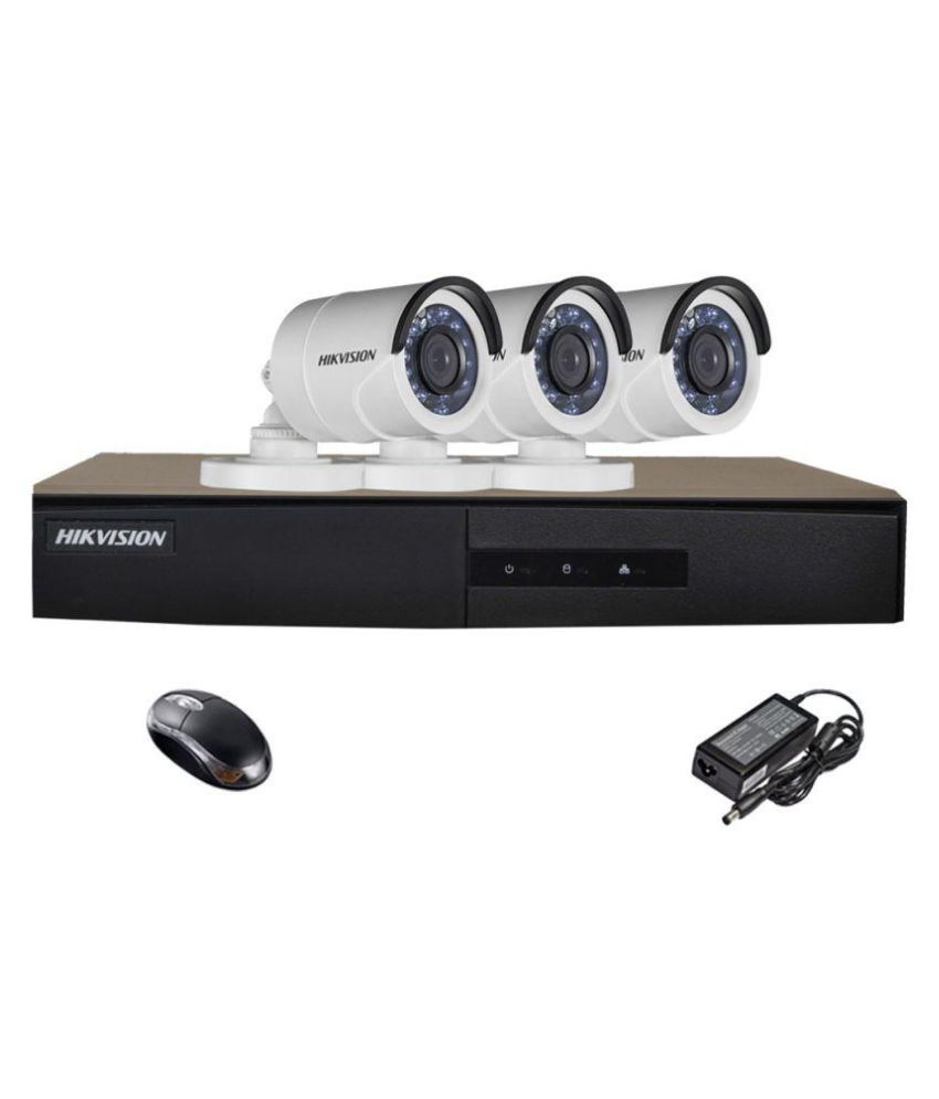 Hikvision Hikvision Turbo 4CH DVR 1Pcs Hikvision Turbo Bullet Camera