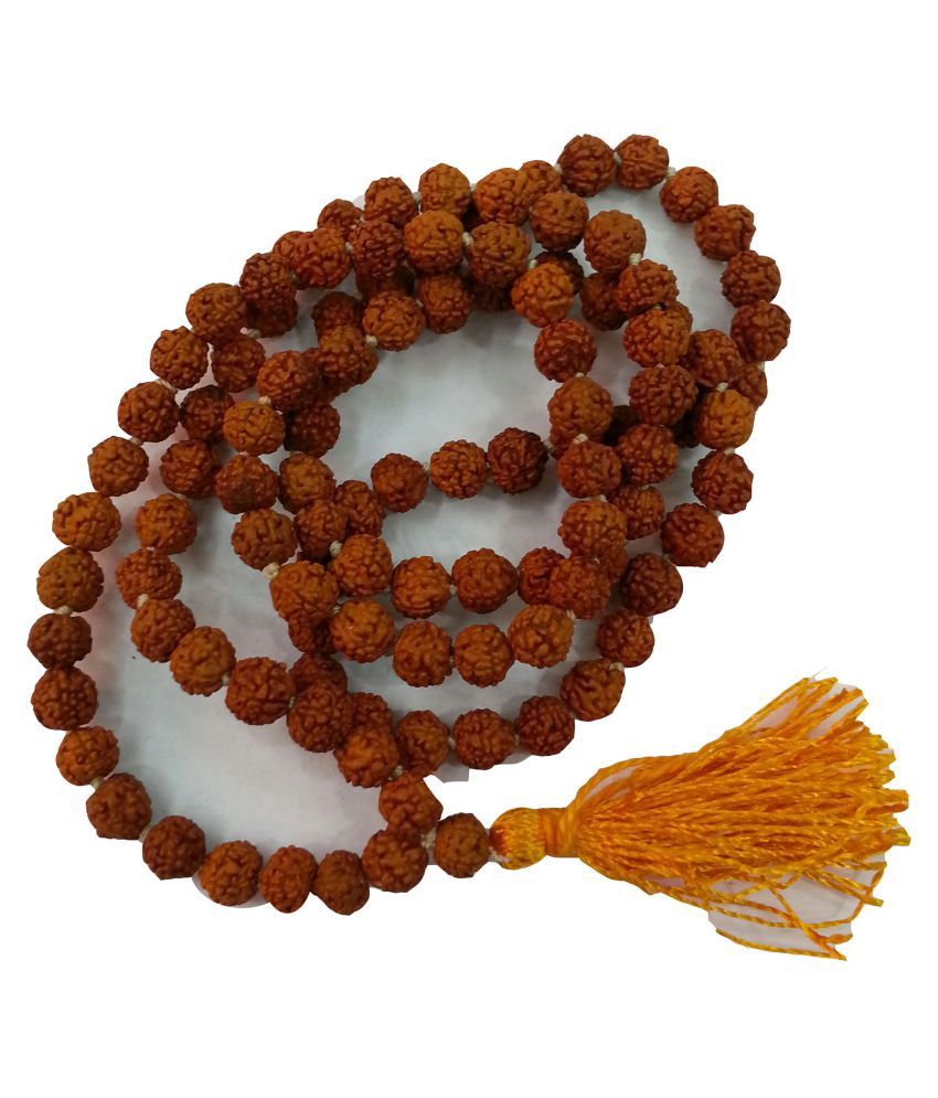 Himalaya Rudraksha 5 FACE JAPA RUDRAKSHA MALA WITH 108 BEADS 5 Face