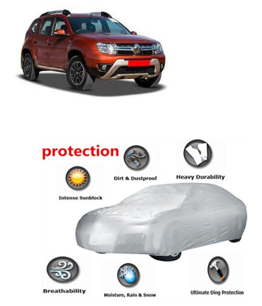 Qualitybeast Car Body Cover For Renault Duster Silver Buy Qualitybeast