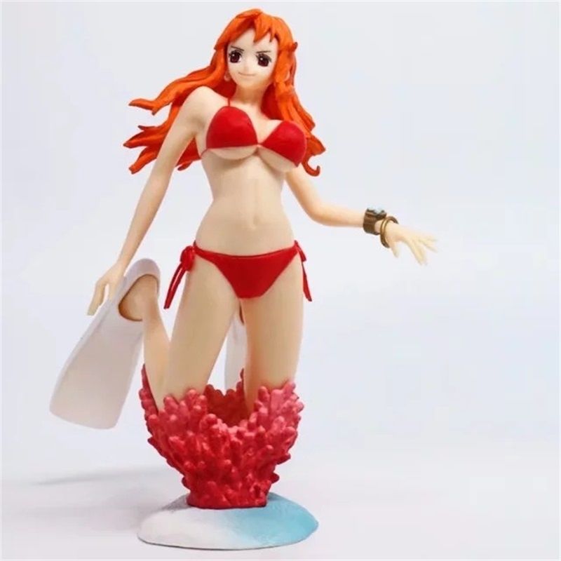 One Piece Nami Sexy Bikini Swim Ver Anime PVC Action Figure Collection