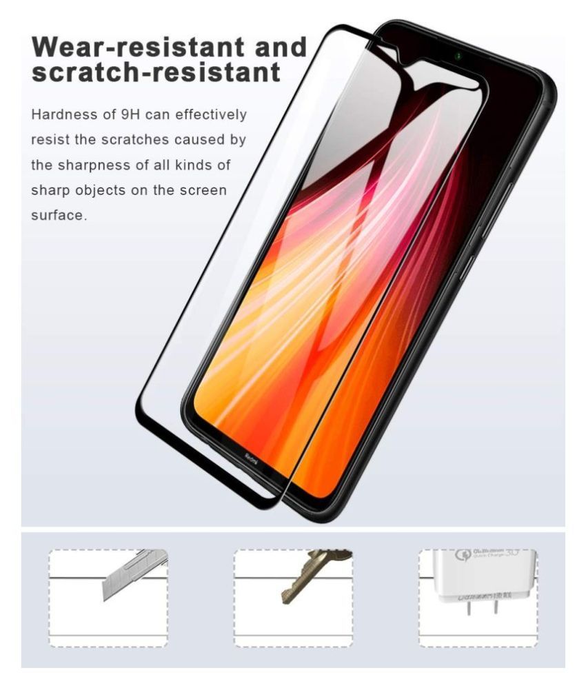 Xiaomi Redmi Note Tempered Glass Screen Guard By Lenmax Japanese