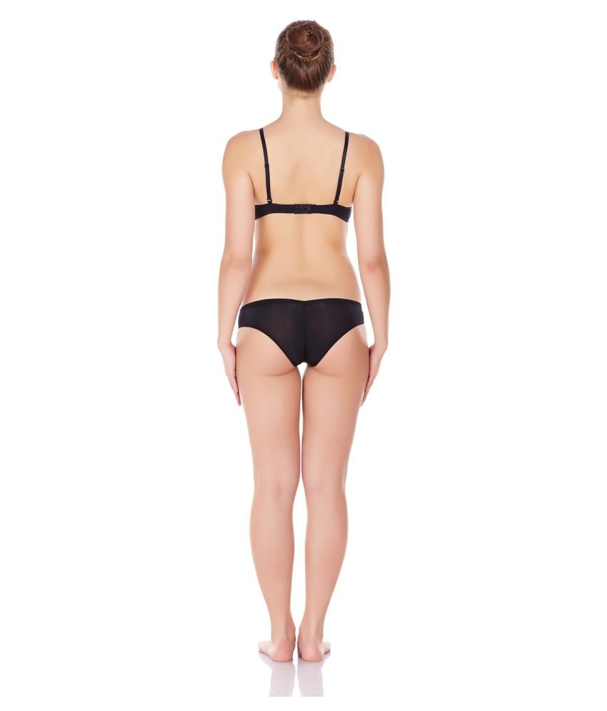 Buy La Intimo Nylon Black Bikini Online At Best Prices In India Snapdeal