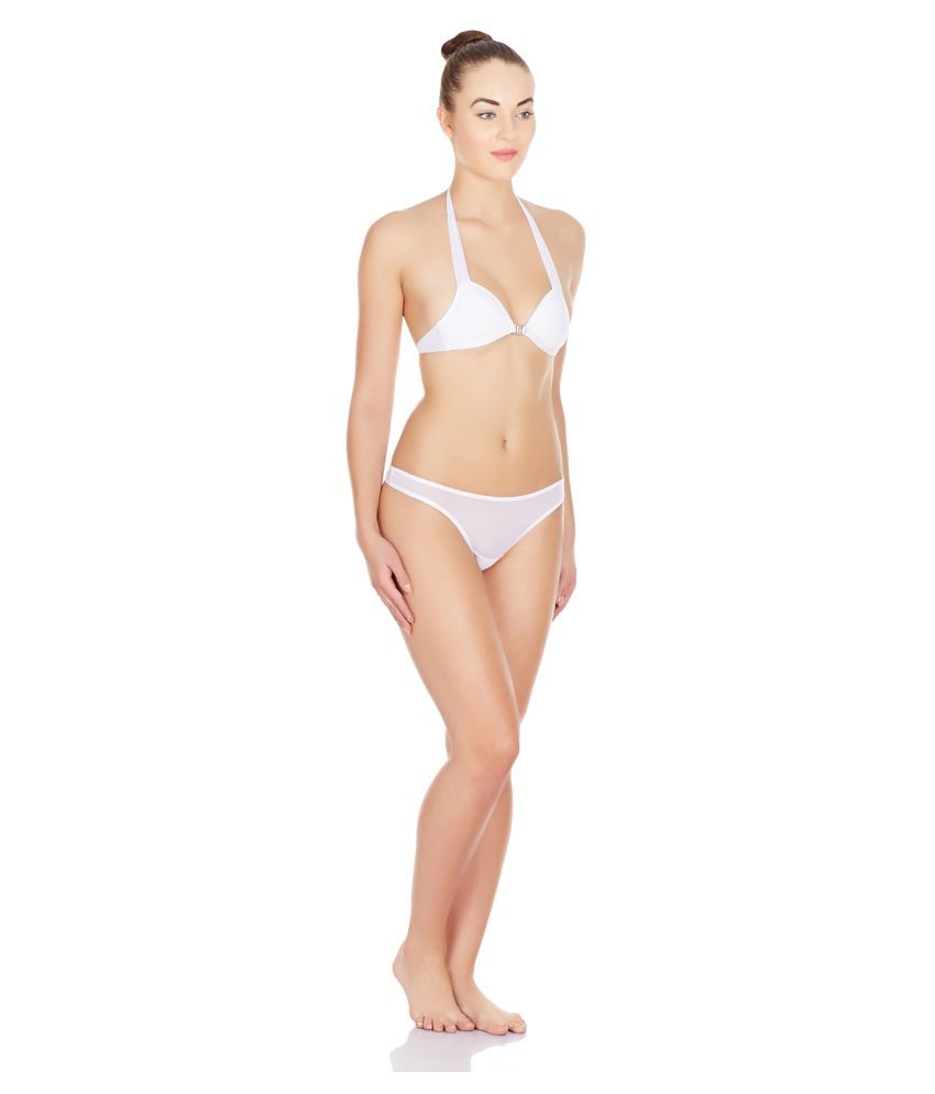 Buy La Intimo Nylon White Bikini Online At Best Prices In India Snapdeal