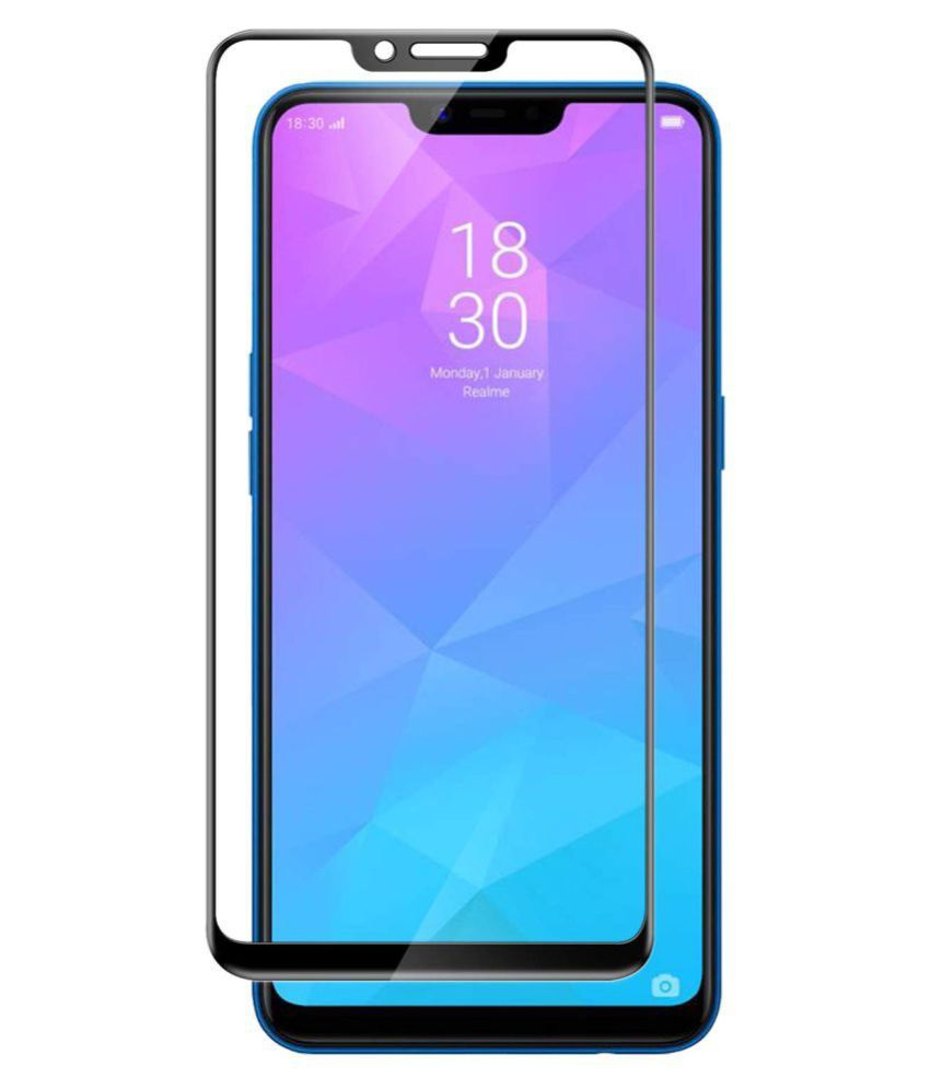 Realme Tempered Glass Screen Guard By Lenmax Uv Protection Anti