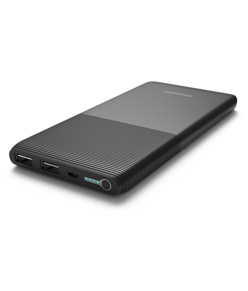 Philips DLP9001NB 10000 MAh Li Polymer Power Bank Black Power Banks