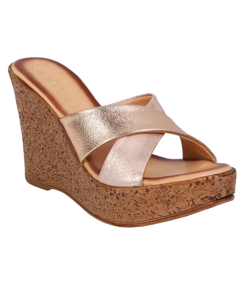 Catwalk Pink Wedges Heels Price In India Buy Catwalk Pink Wedges Heels