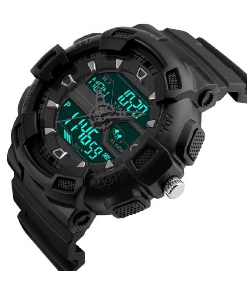 Pirates 1189 Black Silicon Analog Digital Men S Watch Buy Pirates