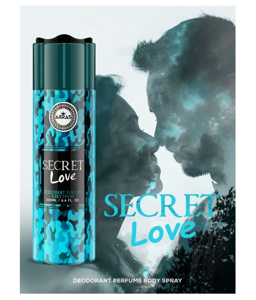 Arras Secret Love Yogue Infinity Deodorant Body Spray Refreshing Long